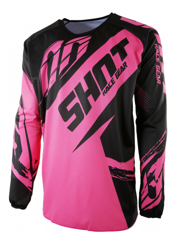 SHOT KIDS DEVO FAST JERSEY NEON PINK