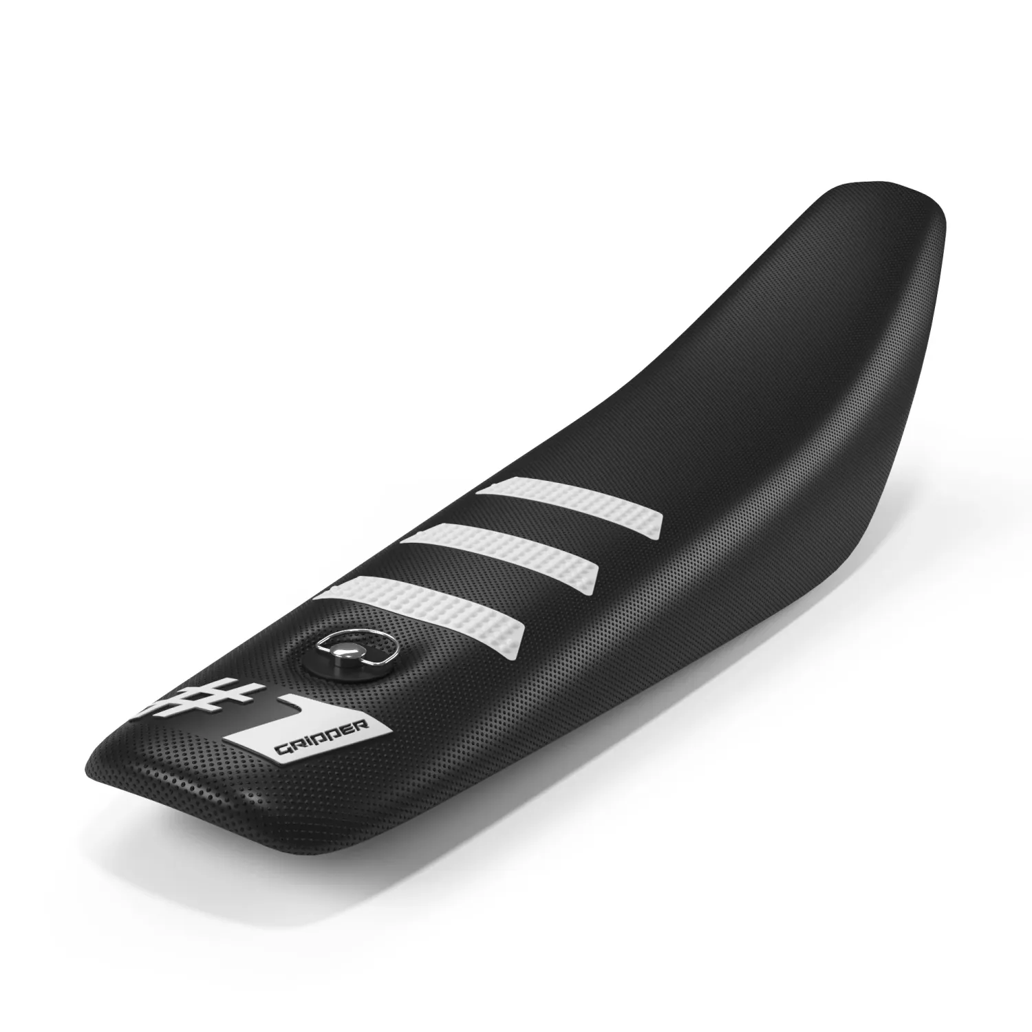 Light Rib Mini Seat Cover BLACK/WHITE ( 50-65cc )