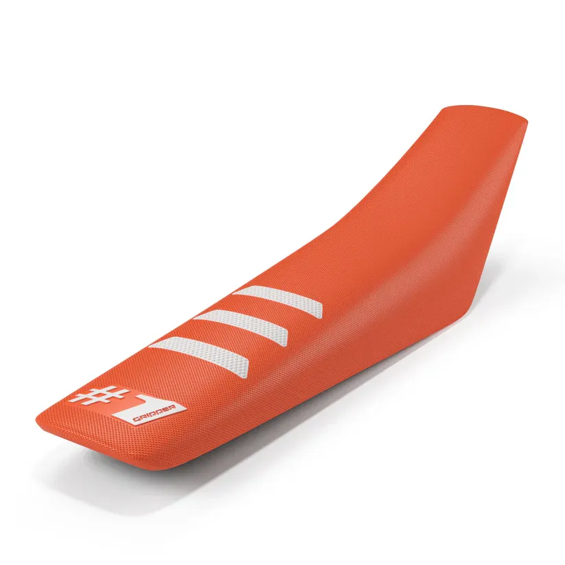 Light Rib Seat Cover ORANGE/WHITE  ( due end Sept)