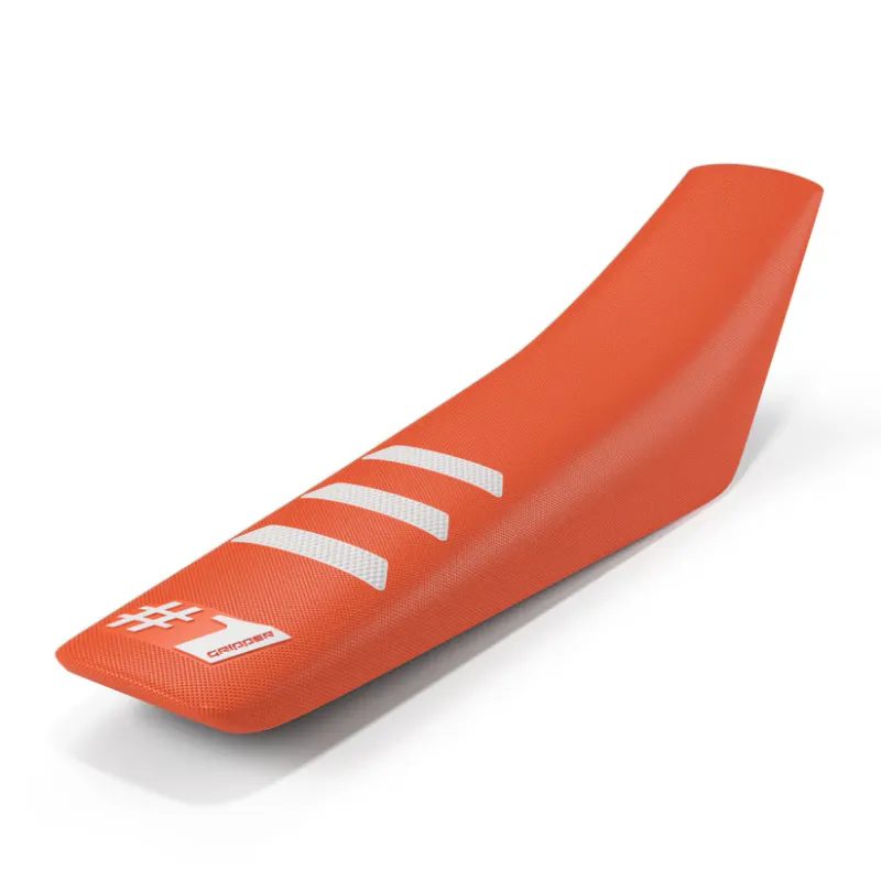 Light Rib Seat Cover ORANGE/WHITE  ( due end Sept)