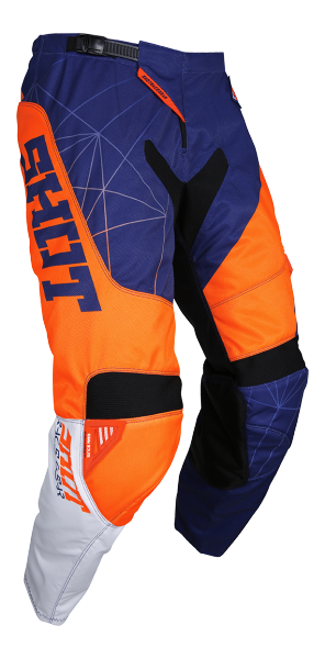 SHOT CONTACT INFINITE PANT BLUE/NEON ORANGE SIZE 26&quot; ONLY