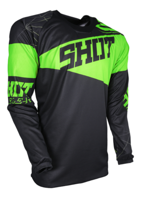 SHOT 18 CONTACT INFINITE JERSEY NEON GREEN