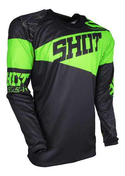 SHOT CONTACT INFINITE JERSEY NEON GREEN