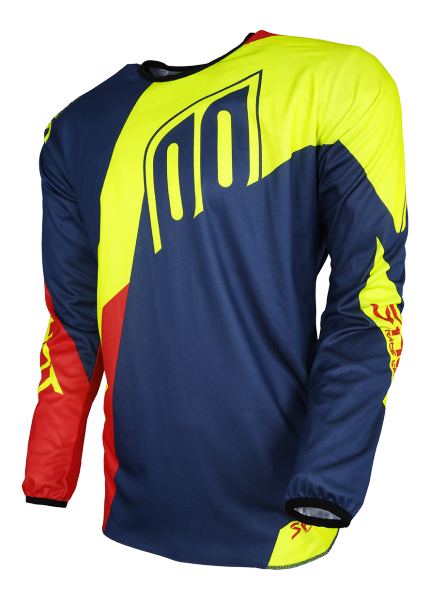 SHOT DEVO ALERT JERSEY BLUE/RED/YELLOW