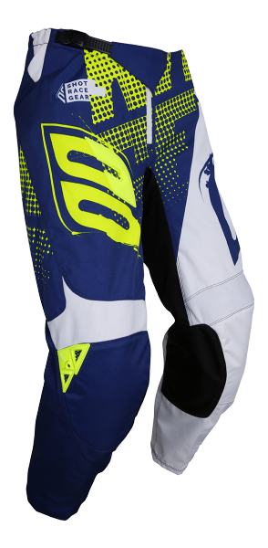 SHOT KIDS VENOM PANT BLUE/NEON YELLOW