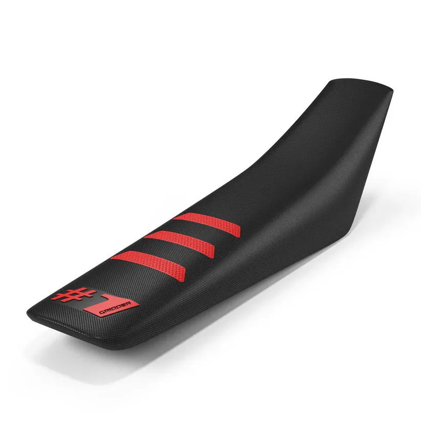 Light Rib Seat Cover BLACK/RED