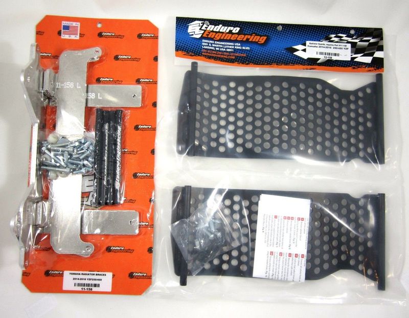 YAMAHA  YZ125/250  2005-2024 RADIATOR BRACE &amp; GRILL COMBO