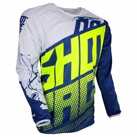 SHOT KIDS  VENOM JERSEY    BLUE/YELLOW  Youth XL only