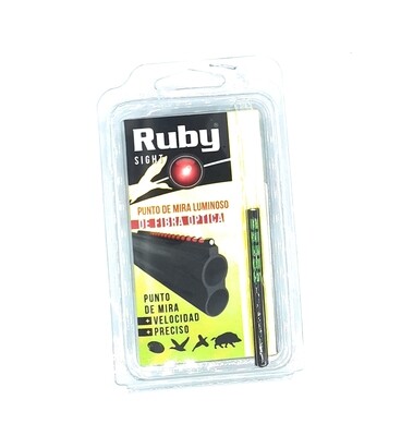 Punto de mira Ruby luminoso de fibra óptica