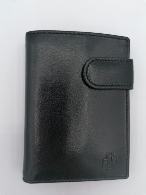 Cartera Rosme negro brillo