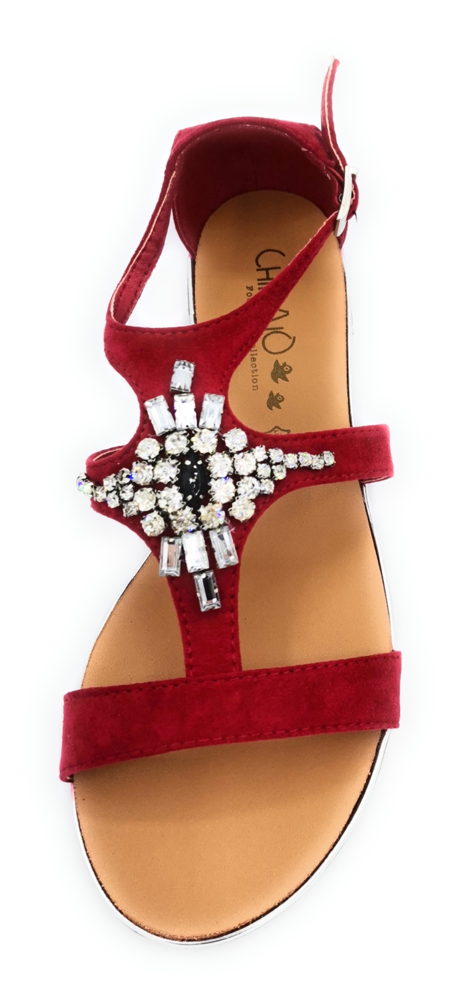 Sandalias color rojo