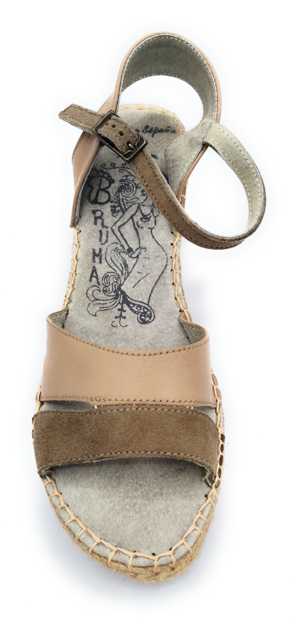 Sandalias de esparto con cuña