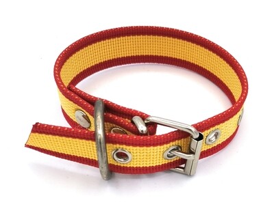 Collar para perros bandera de España