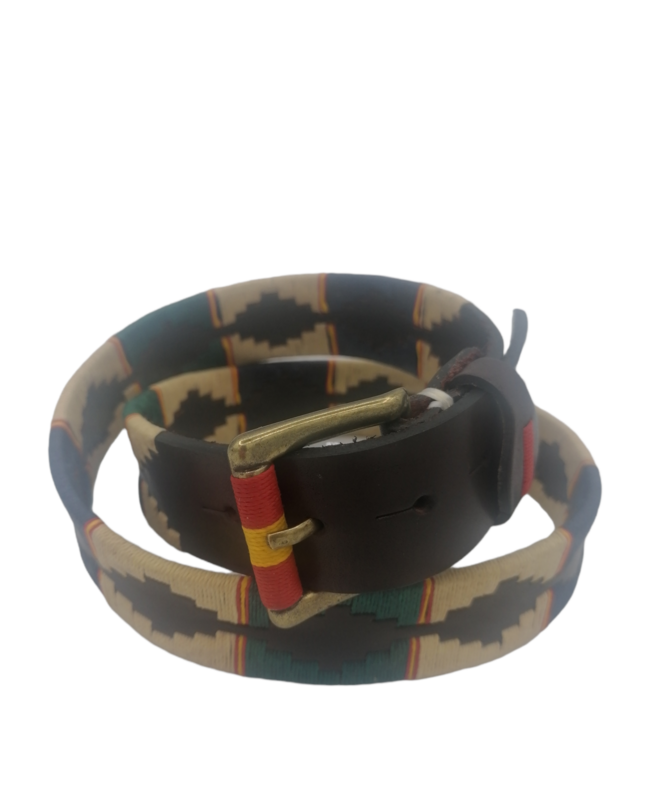 Cinturón Argentino verde unisex