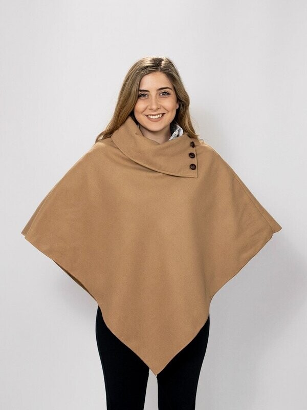 Capa BRITISH COTTON muflón camel