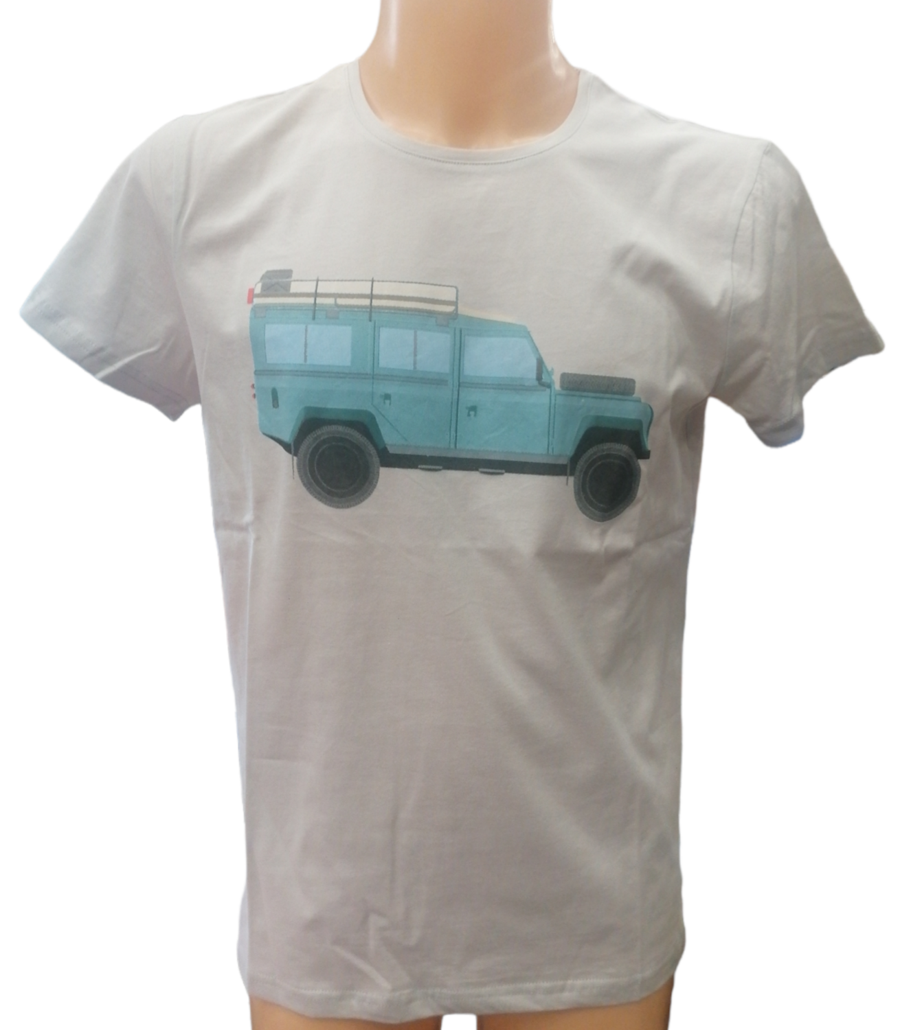 Camiseta Land Rover gris