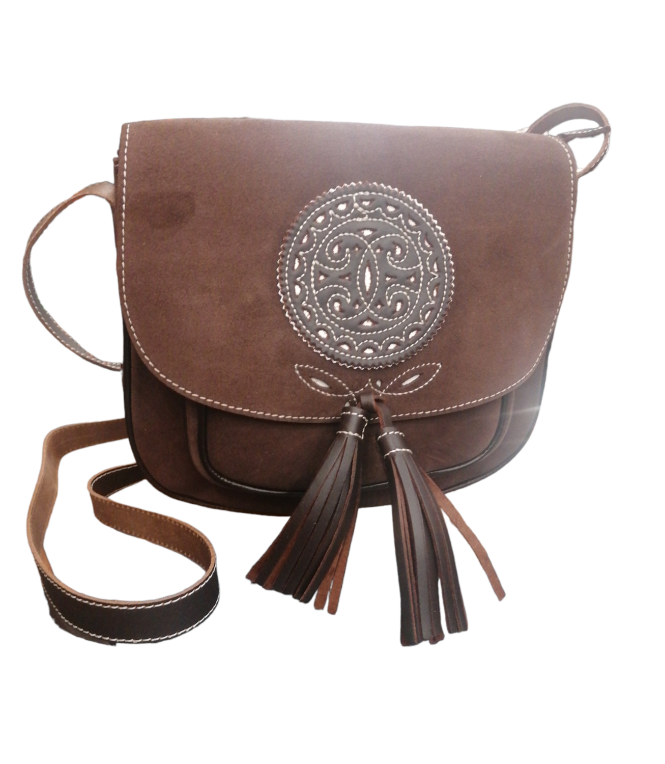 Bolso Piel chocolate
