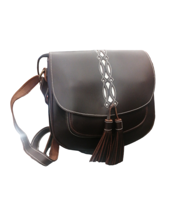 Bolso Piel trenza