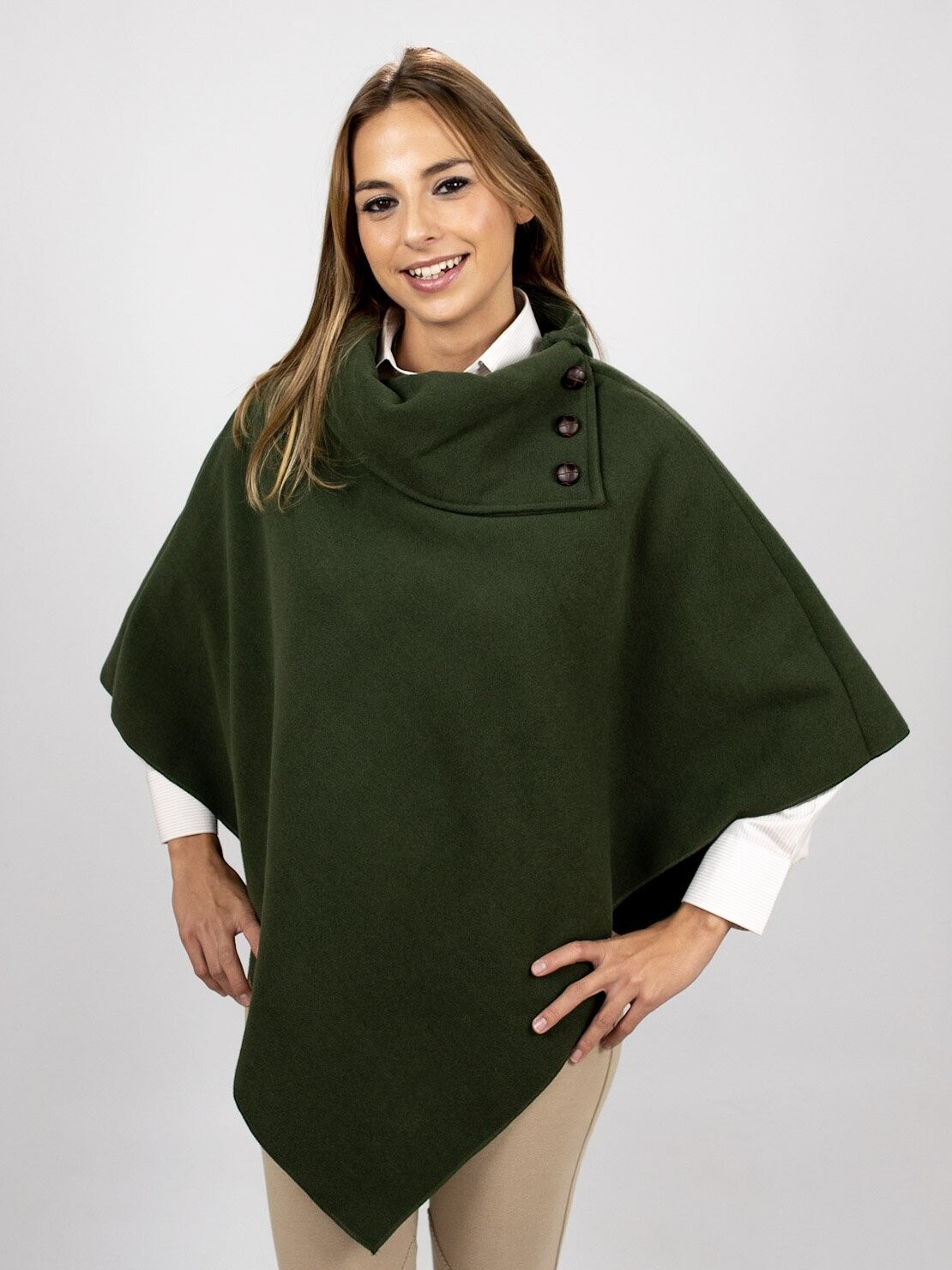 Capa BRITISH COTTON muflón verde