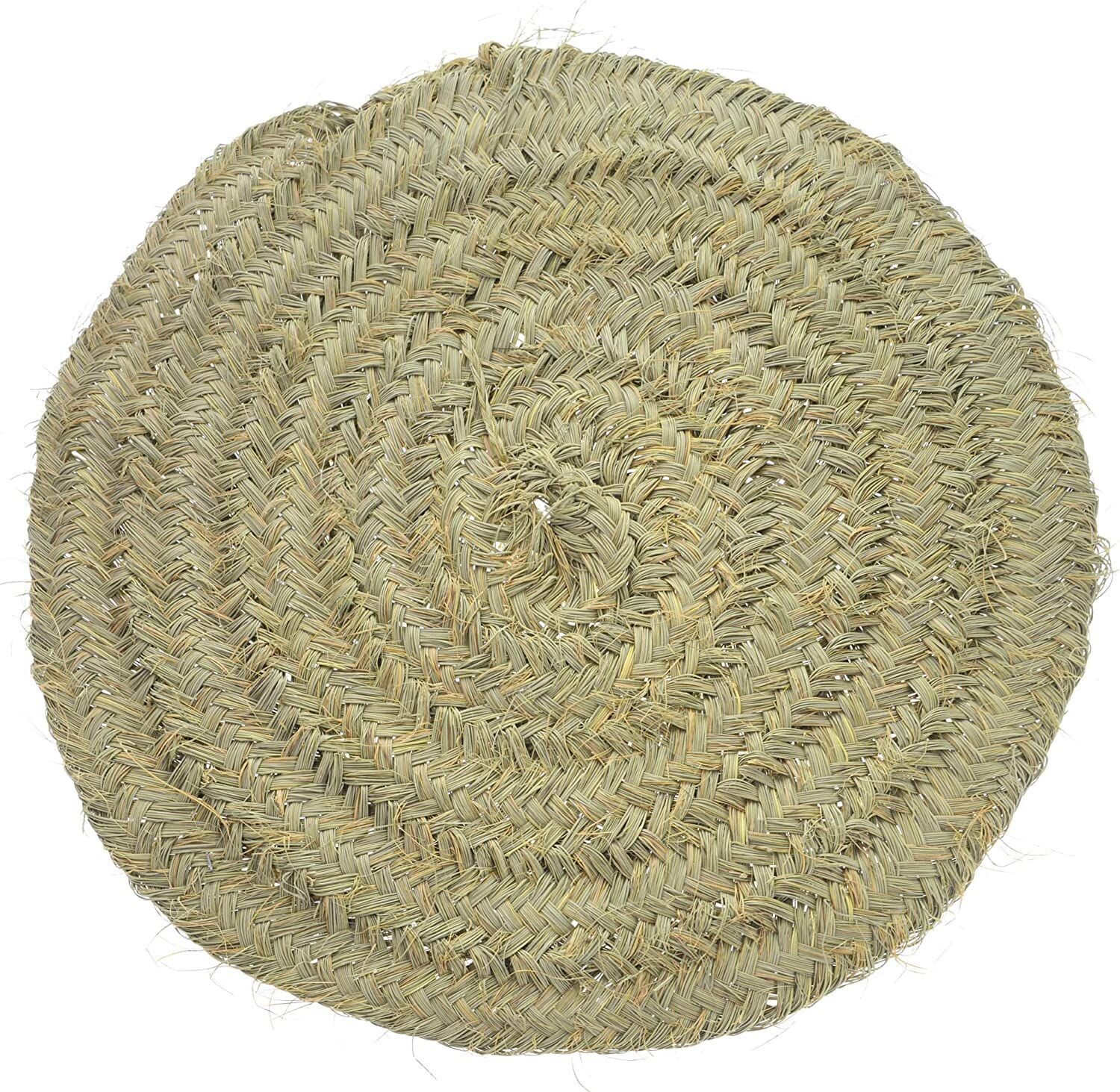 Alfombra de esparto redonda