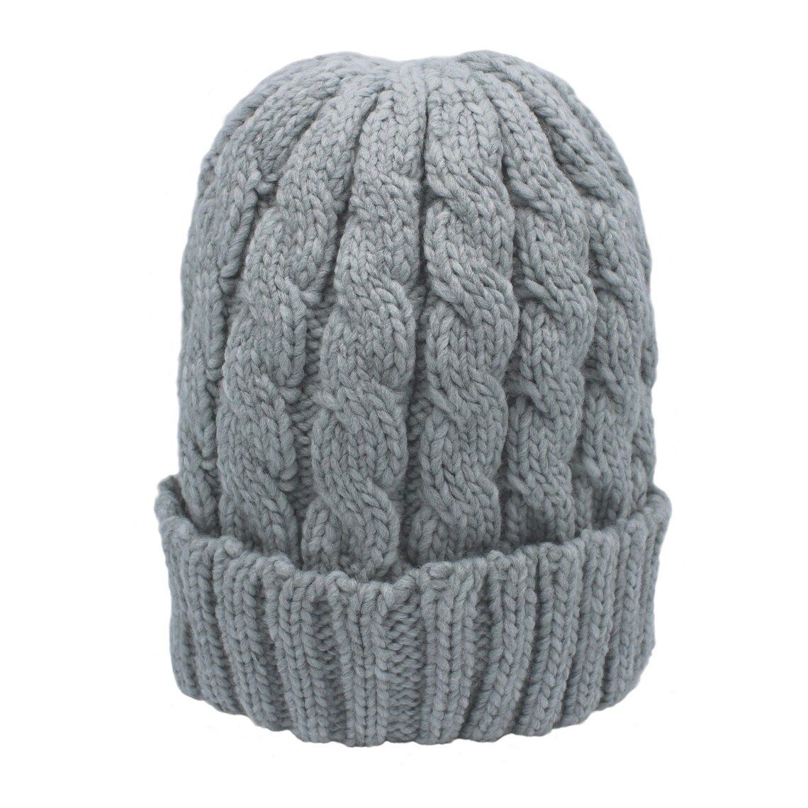Gorro de lana gris Beanie