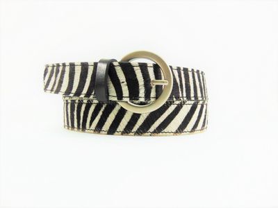 Cinturón PELO CEBRA