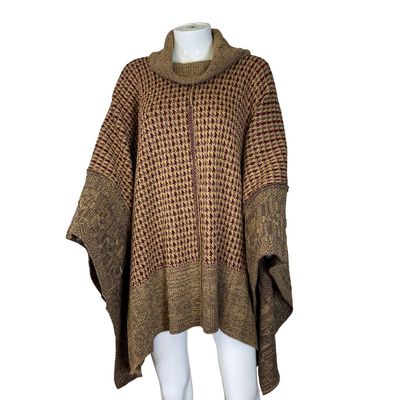 Poncho mujer Pata de Gallo Pasión Morena