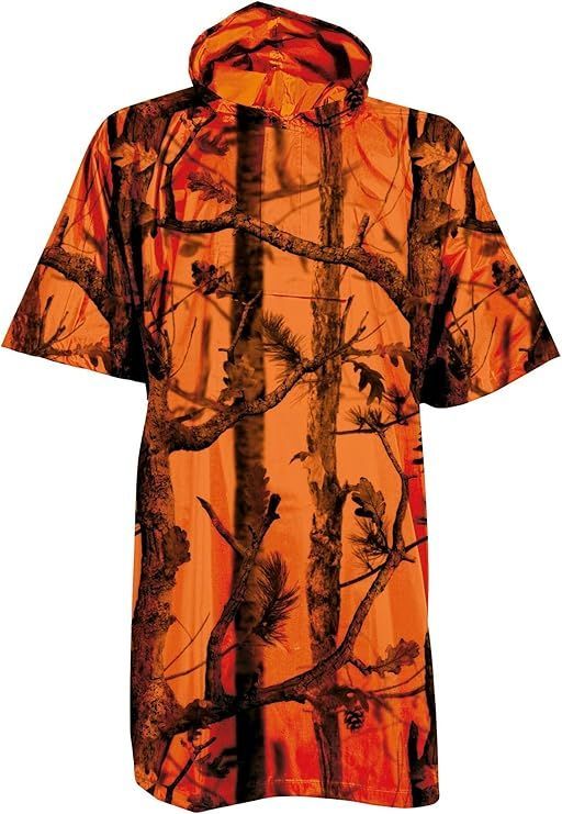 Poncho impermeable naranja Percussion
