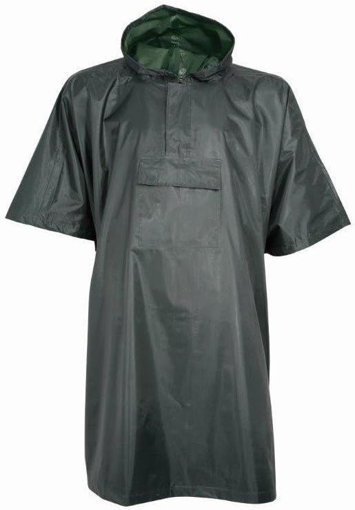 Poncho impermeable verde Percussion