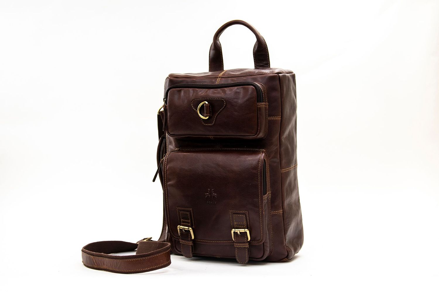 Mochila piel viaje Rosme 6135