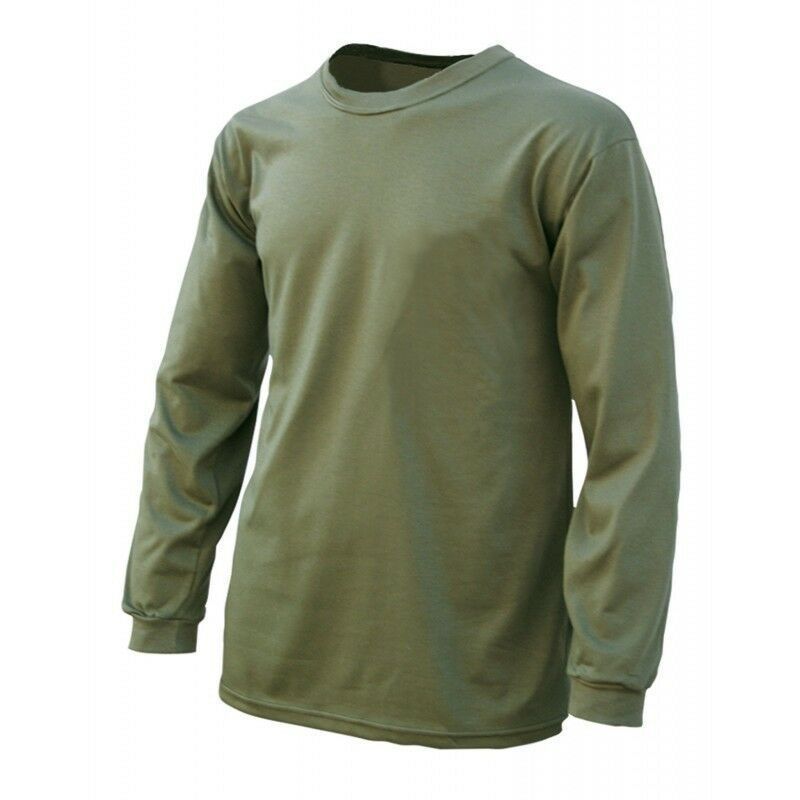 Camiseta verde de manga larga para niño