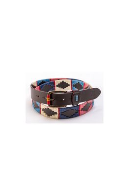 Cinturón argentino rosa/celeste/azul/ beige