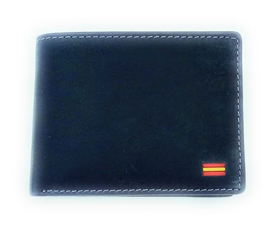 Cartera piel 7396 azul
