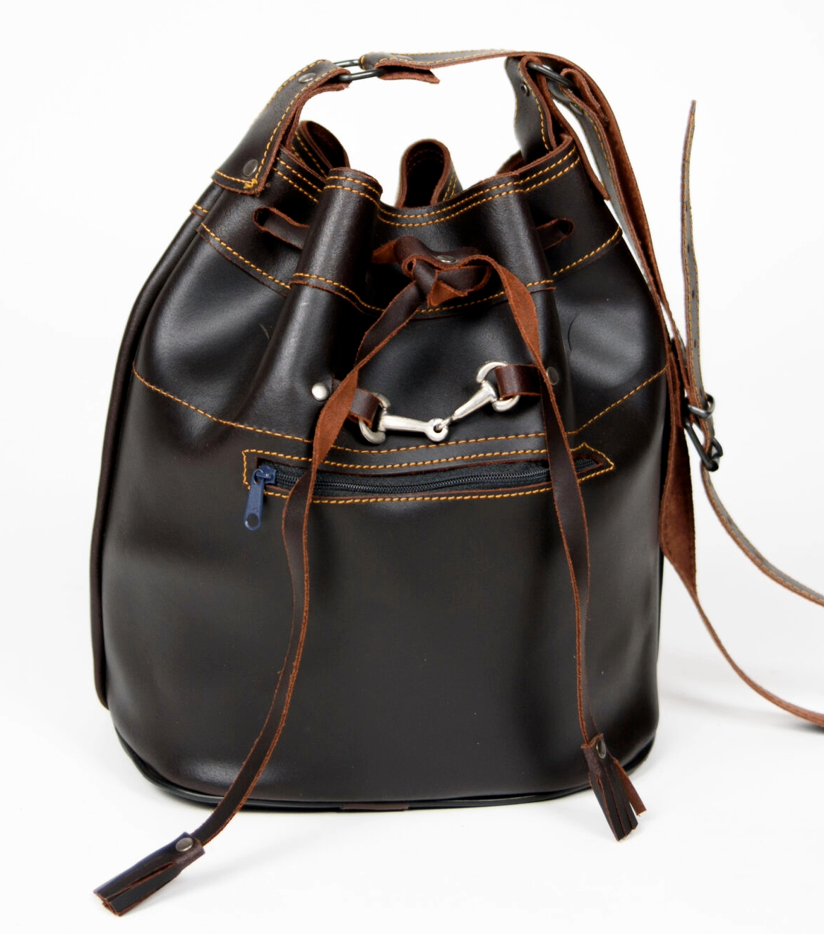 Bolso portacartuchos piel engrasada
