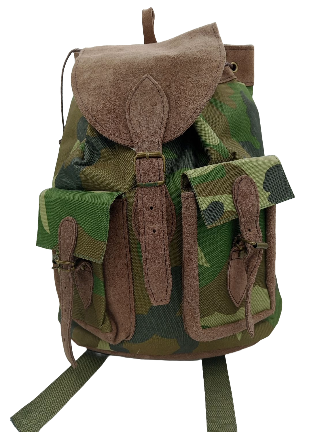 Mochila camuflaje y serraje