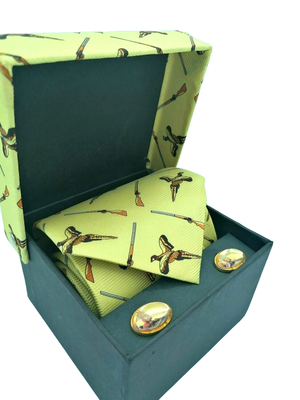 Juego Corbata+gemelos escopeta Juego Corbata+gemelos escopeta