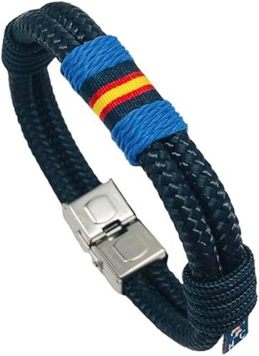 Pulsera HIspania Colors Nautilius azul marino