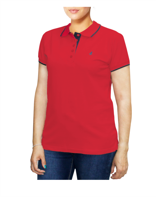 POLO ROJO FORESTAL MUJER