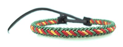 Pulsera de España trenzada verde