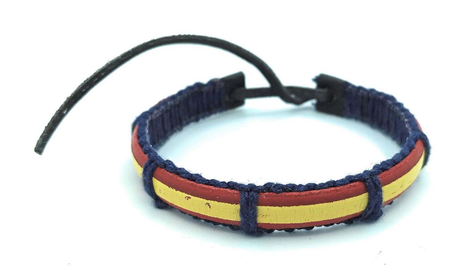Pulsera trenzada bandera de España