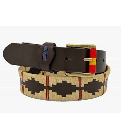 Cinturón Argentino Bordado marrón España