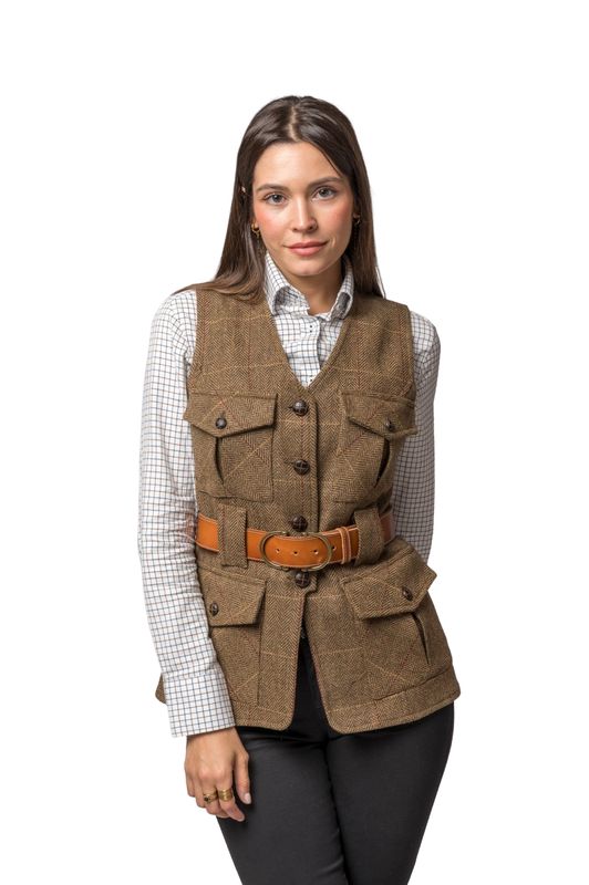 Chaleco de lana 4 bolsillos Chaleco de lana 4 bolsillos