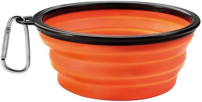 Comedero para mascota Plegable de Viaje de Silicona