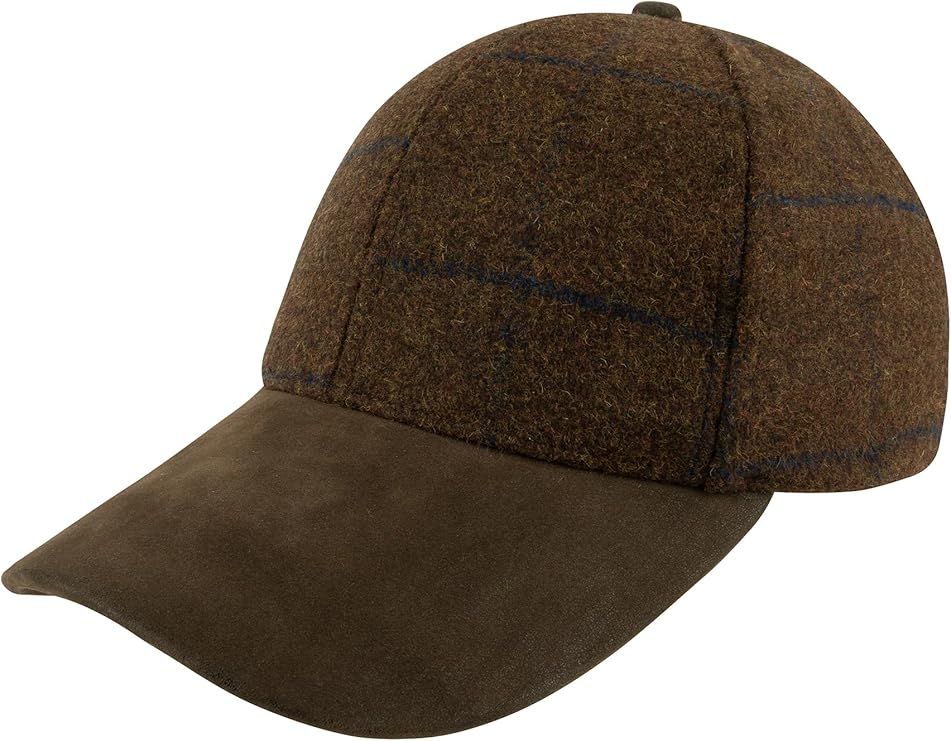 Gorra de beisbol de lana tweed
