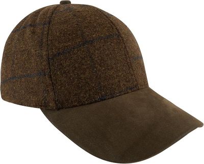 Gorra de beisbol de lana tweed