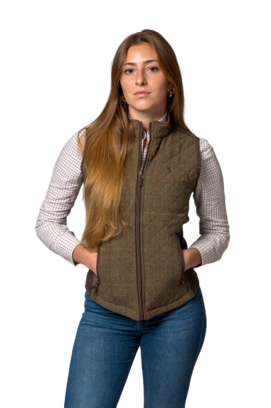 Chaleco acedera Tweed espiga