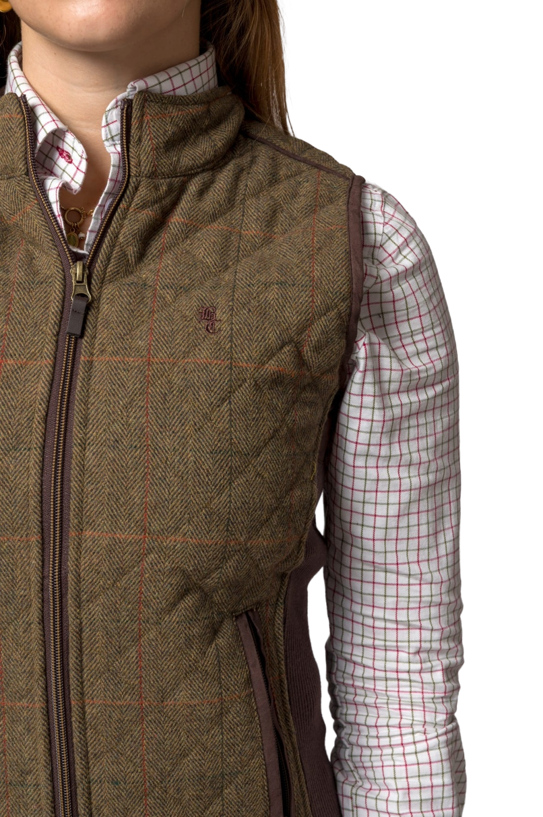 Chaleco acedera Tweed espiga