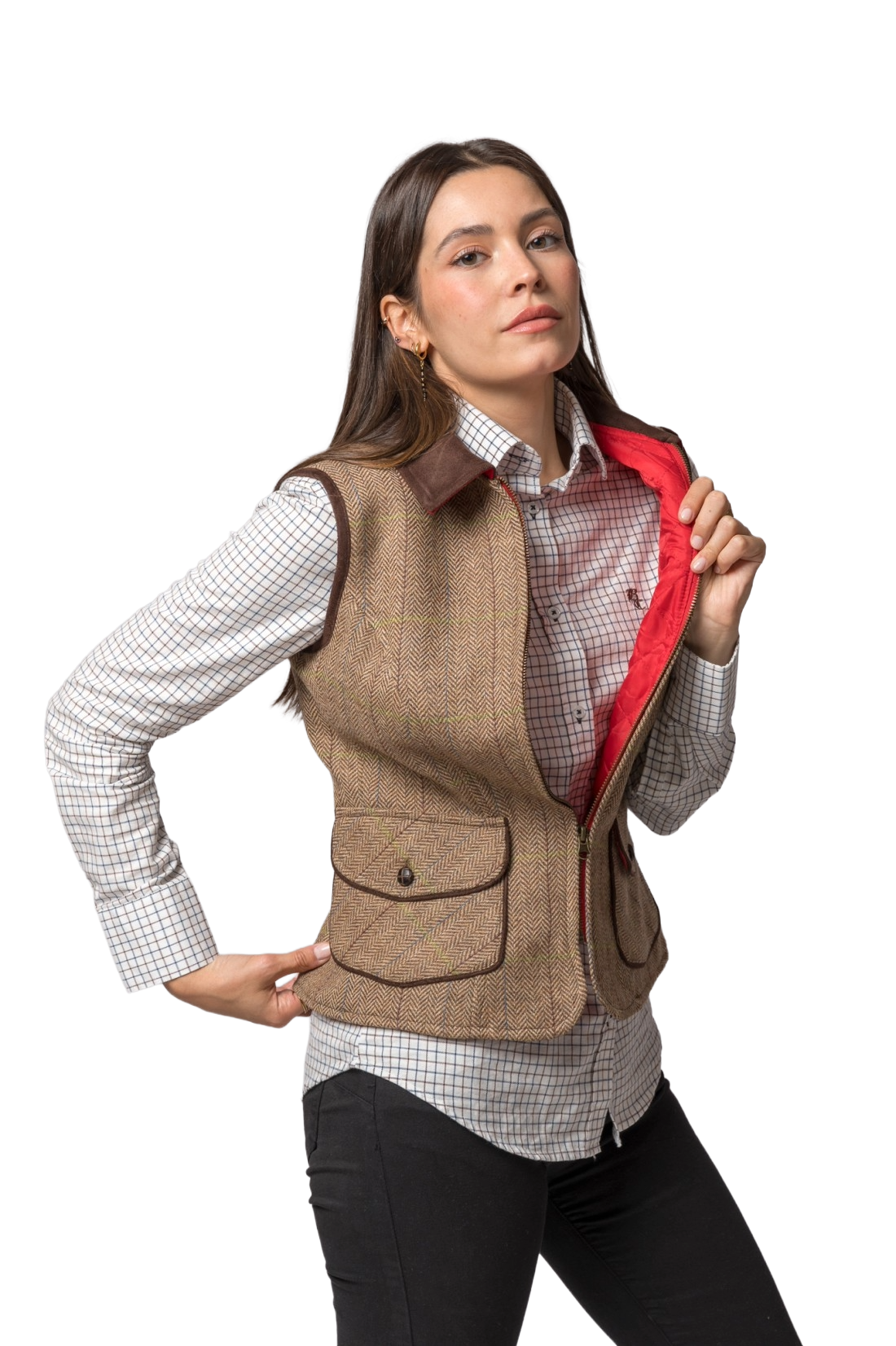 Chaleco de lana señora British