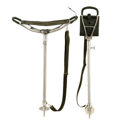 Bastón Asiento De Acero Y Piel Bastón Asiento De Acero Y Piel