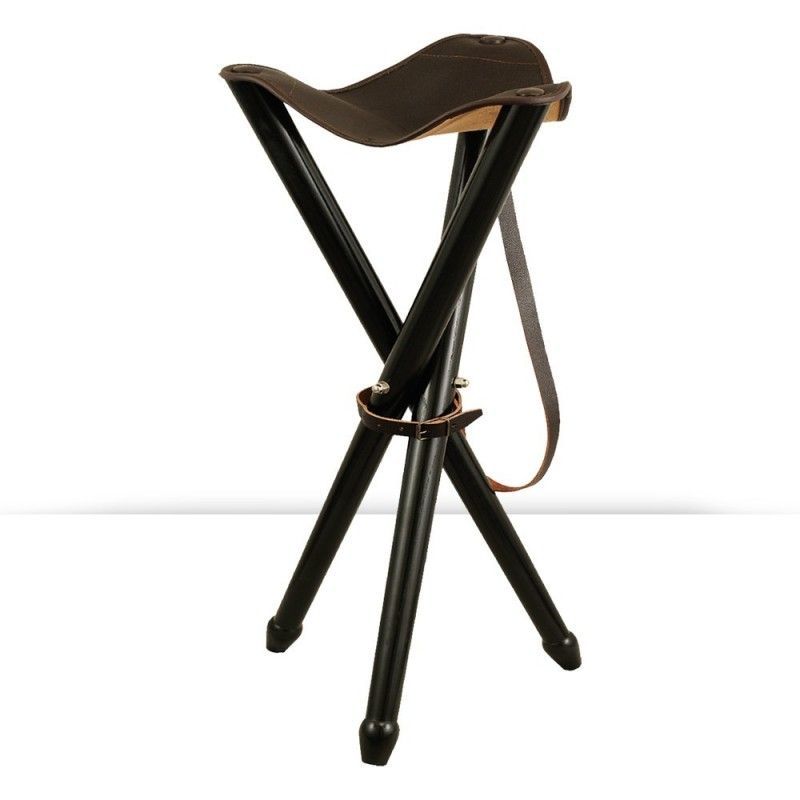 Banqueta Madera Y Piel